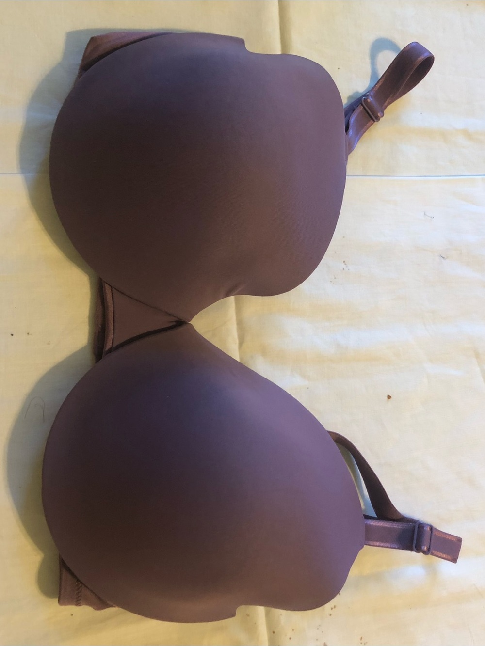 Warner’s Elements of Bliss Wire-Free Contour Bra – Purple/Mauve (Size 38D)